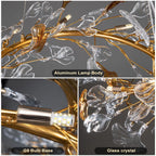 Nordic Glazed Glass Chandelier