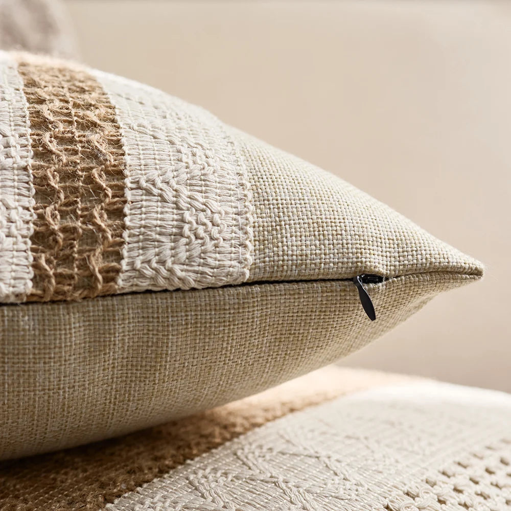 Boho Chic Macrame Pillowcase