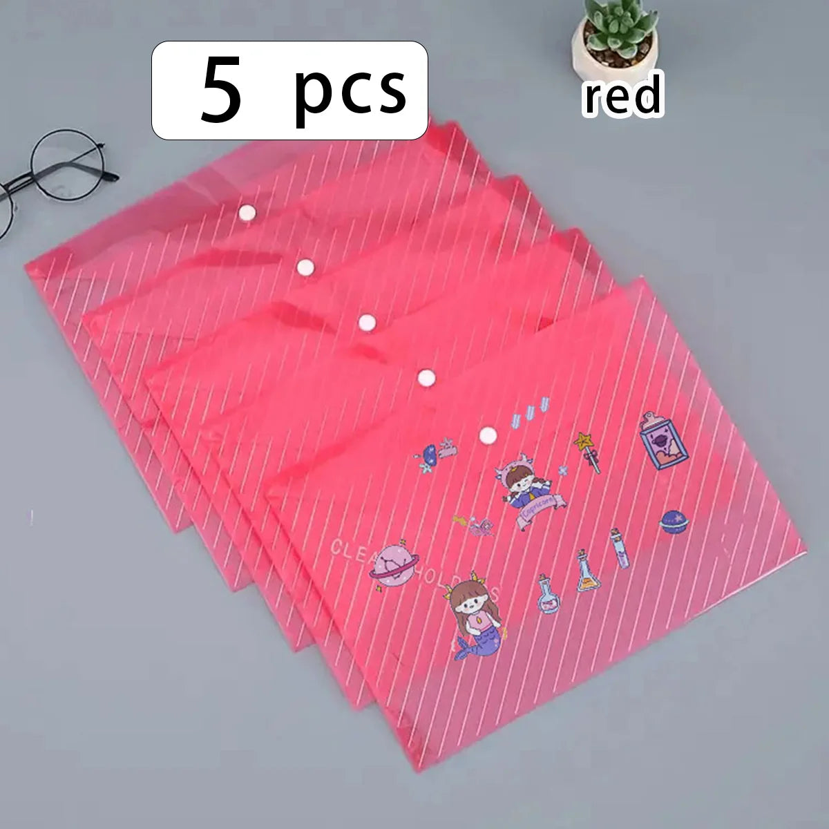 Transparent A4 Document Storage Bags