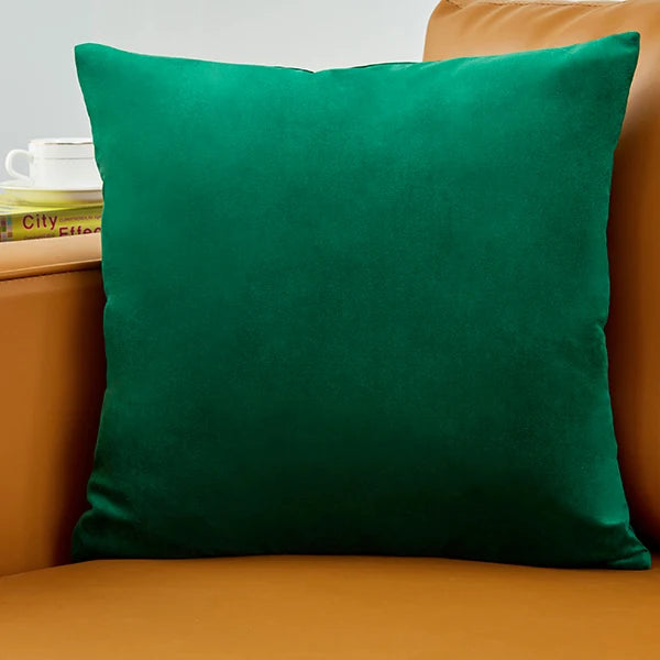 Plush Velvet Sofa Cushion Cover