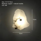 Natural Marble LED Chandelier