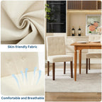 Upholstered Parsons Dining Chairs Set
