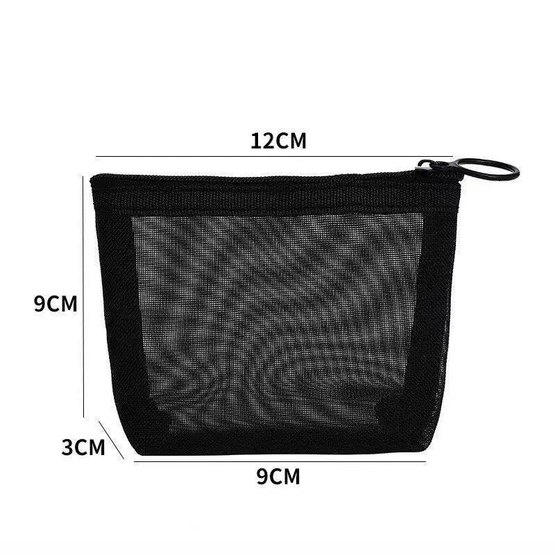 3-Pack Mesh Cosmetic Pouches