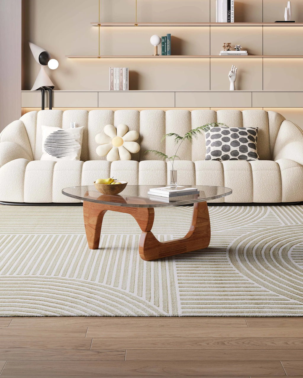 Modern Bear Marble Coffee Table