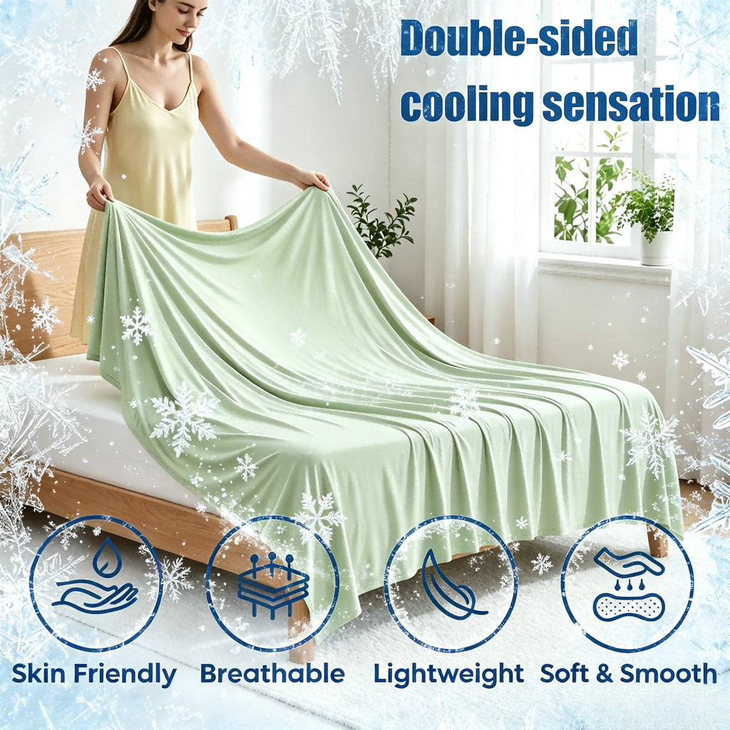 Breathable Ice Silk Cooling Blanket
