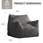 Fuzzy Giant Bean Bag Chair