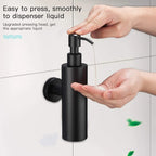 Glass Wall Mounted Soap Dispenser