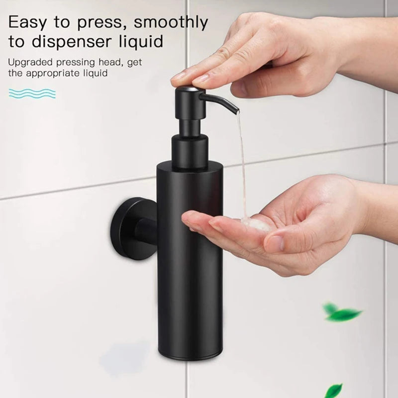 Glass Wall Mounted Soap Dispenser