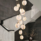 Modern LED Marble Pendant Chandelier