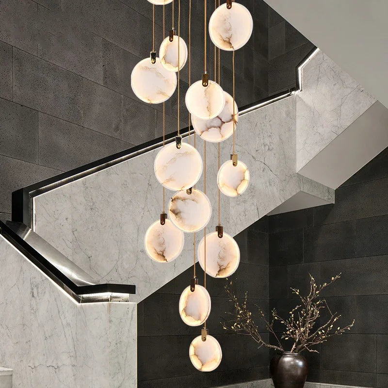 Modern LED Marble Pendant Chandelier