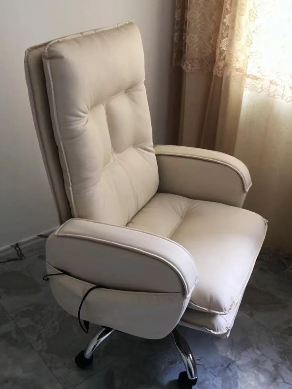 Ergonomic Executive Leather Office Chair