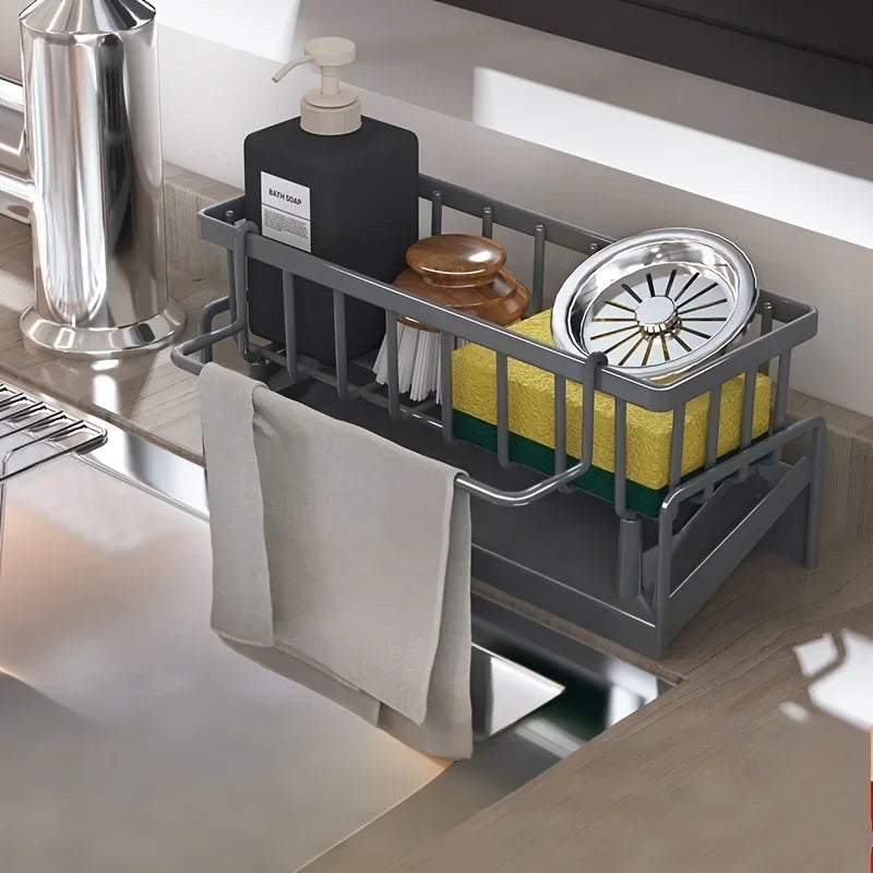 No-Drill Waterproof Sink Organizer