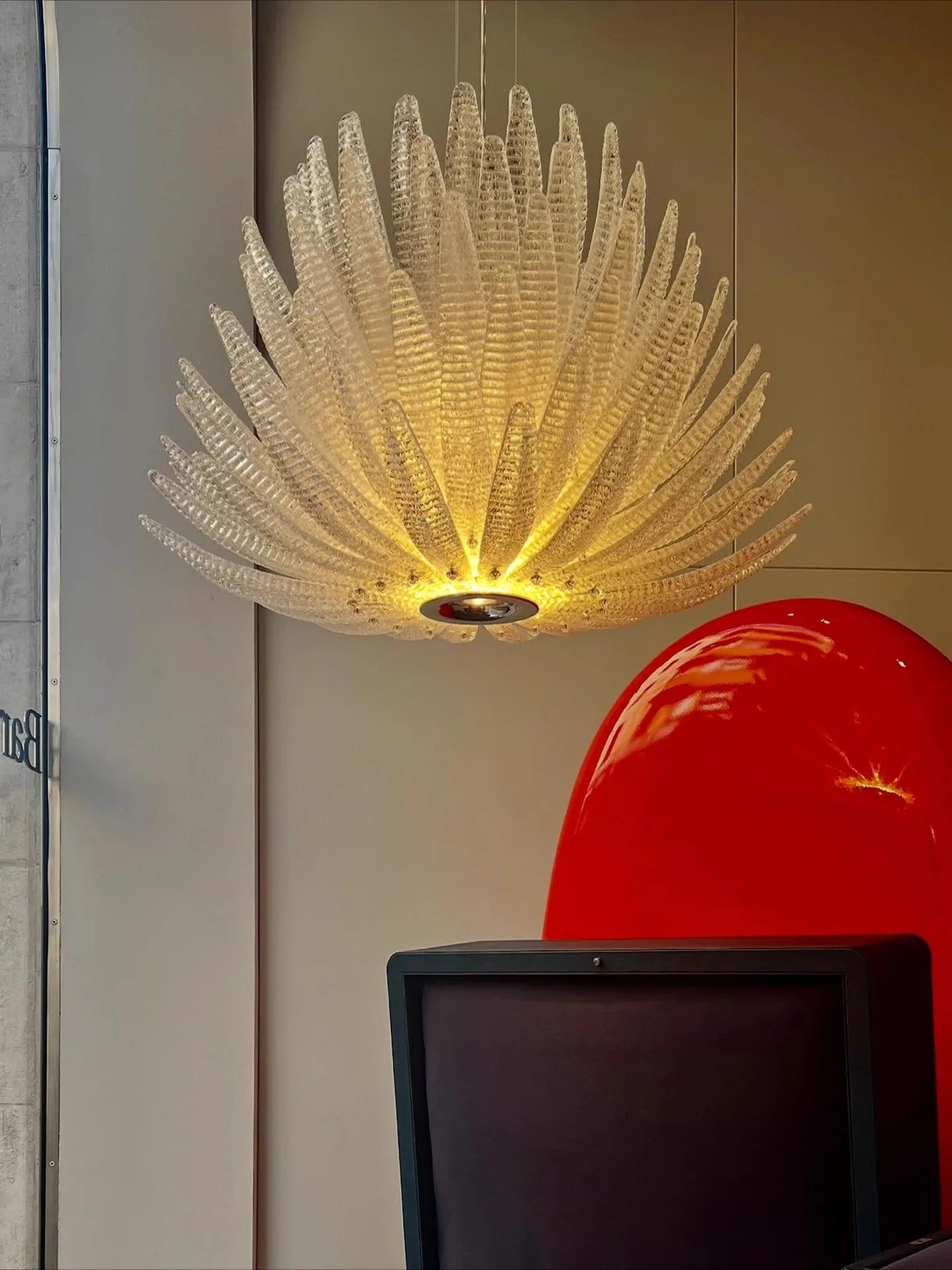 Modern Art Glass LED Chandelier