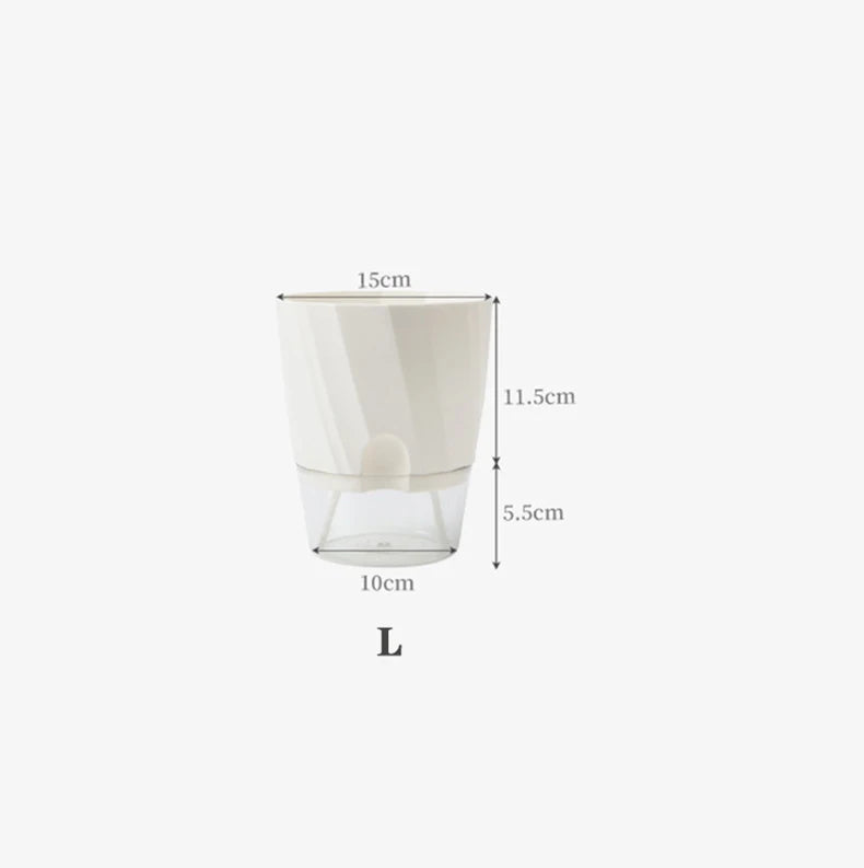 Self-Watering Transparent Planter