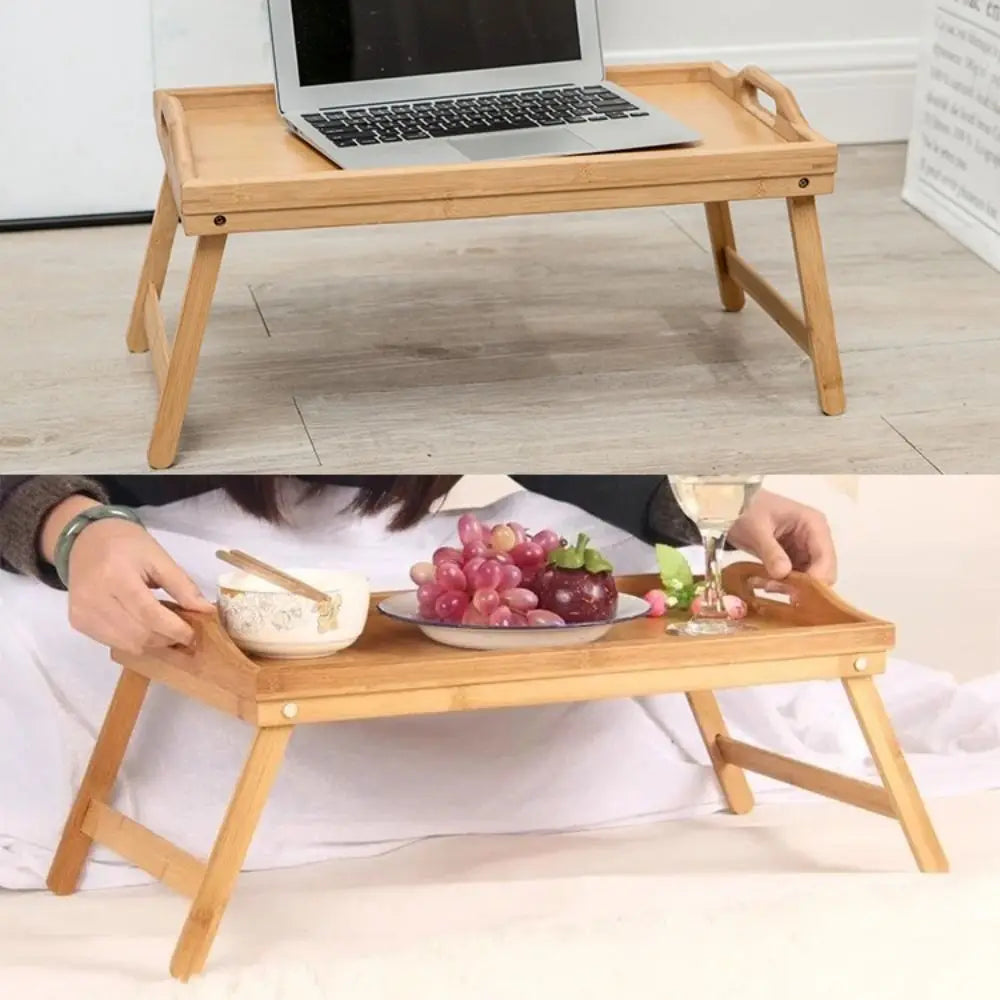 Bamboo Folding Breakfast Table