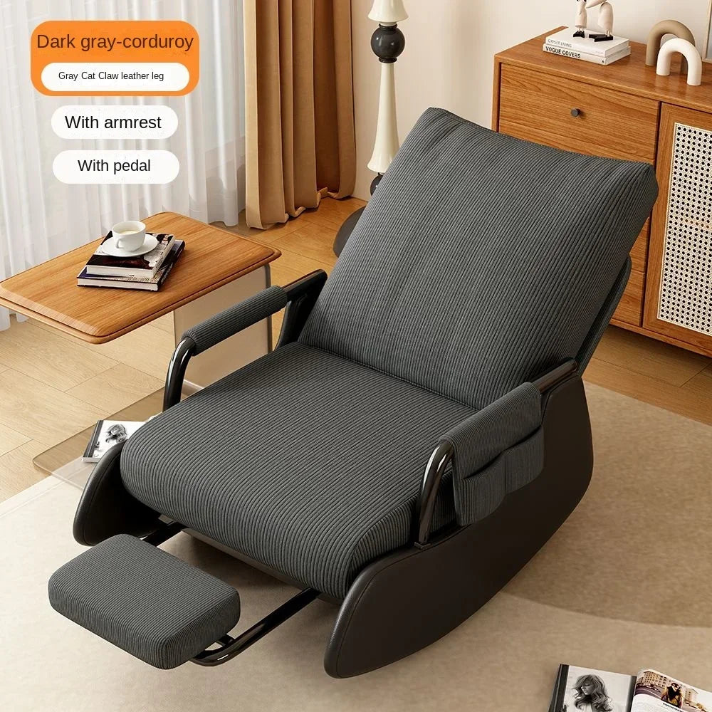 Modern Velvet Rocking Lounge Chair