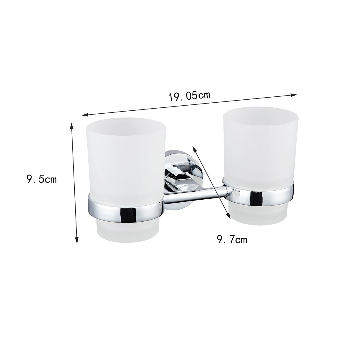 Glass Toothbrush Holder Bathroom Accessory