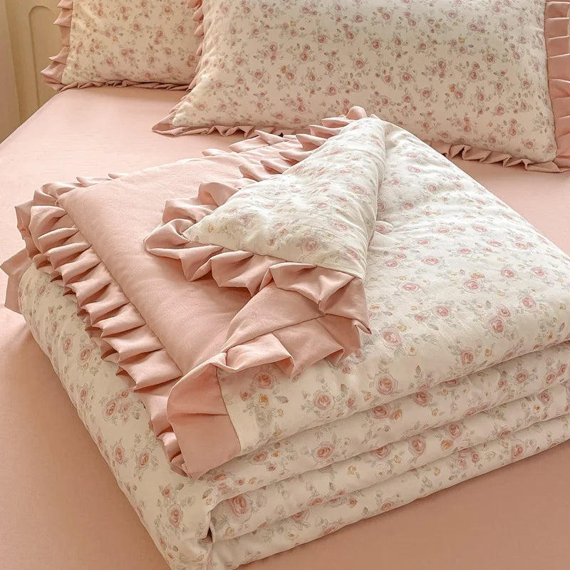 Lightweight Summer Air-Conditioning Comforter Blanket