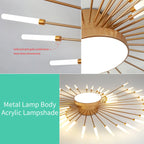 Fan-Shaped LED Ceiling Lamp