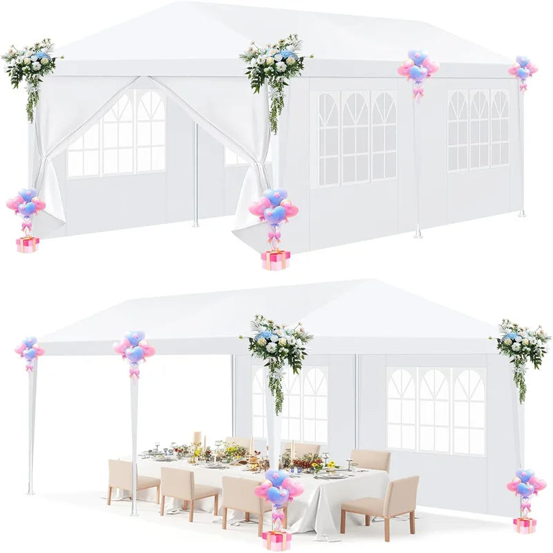 Portable Waterproof Party Tent Gazebo with Sidewalls