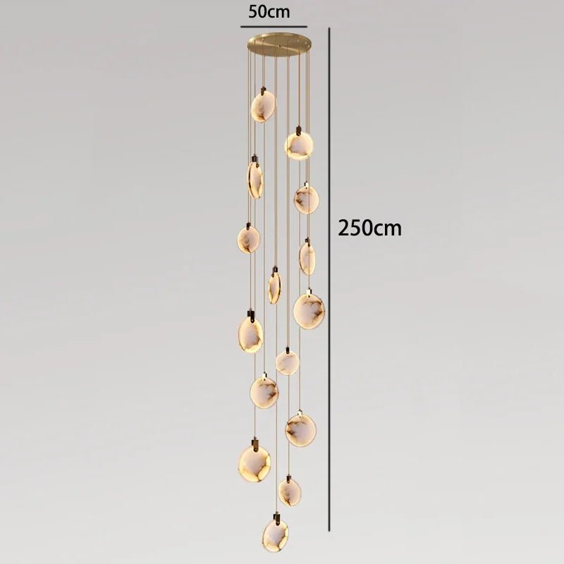 Modern LED Marble Pendant Chandelier