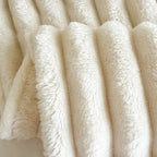 Soft Striped Fleece Throw Blanket