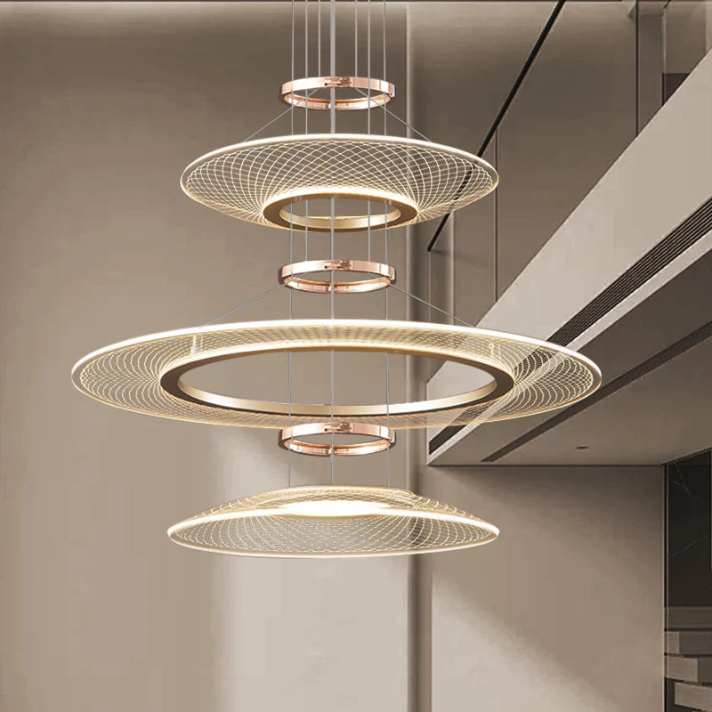 Modern Aluminum LED Chandelier