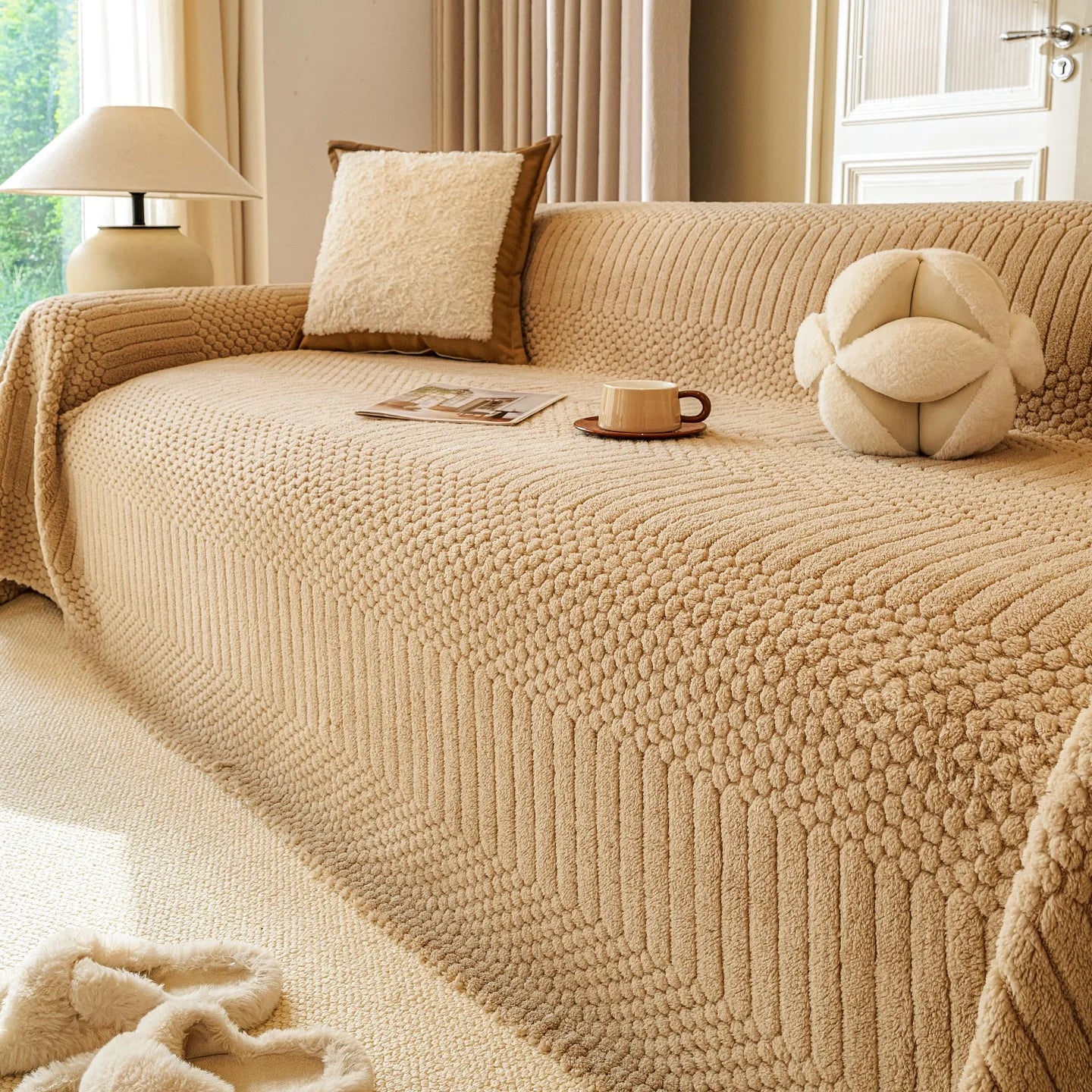 Bohemian Fleece Sofa Throw