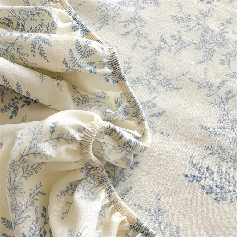 Soft 400TC Floral Fitted Sheet