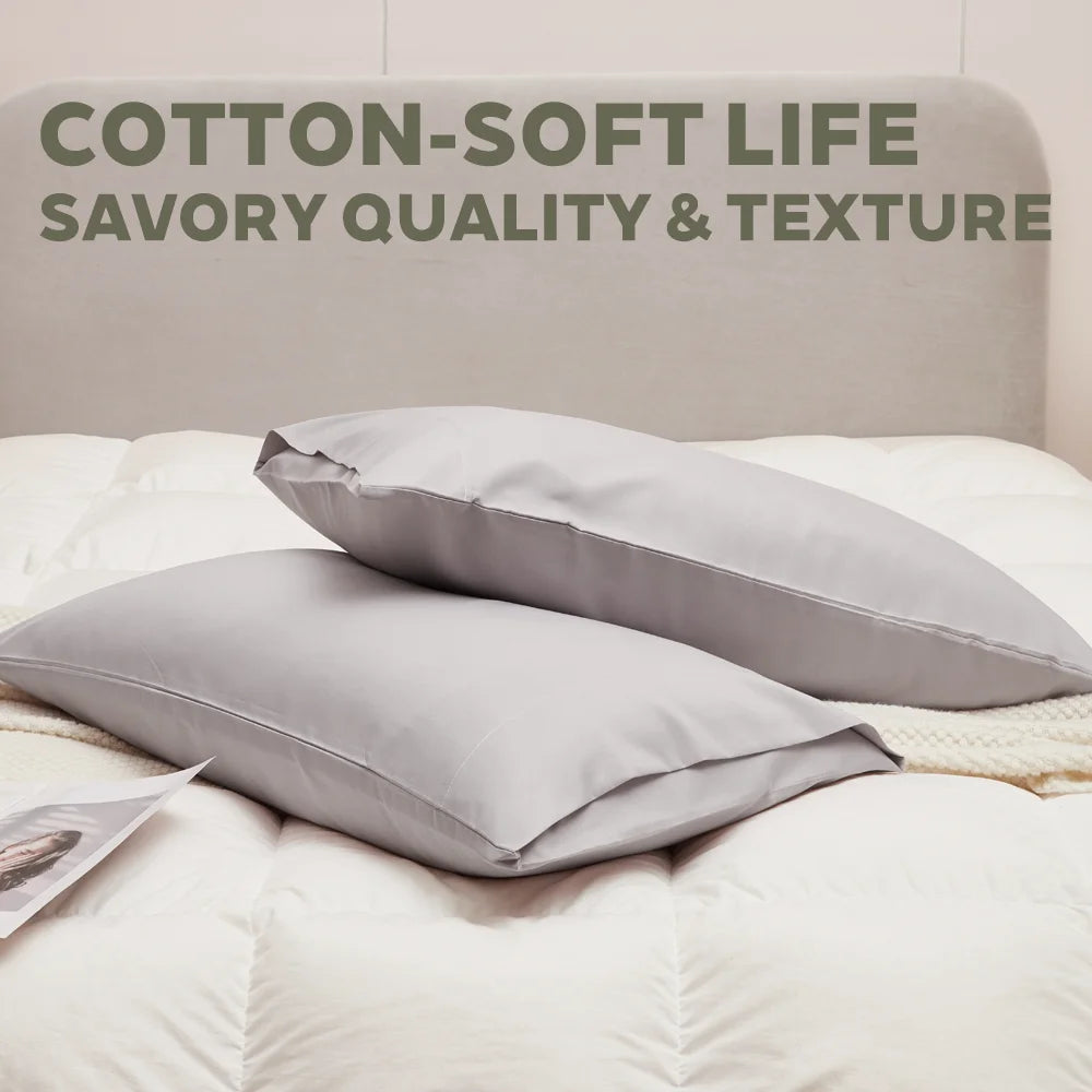 2-Pack Cooling Microfiber Pillowcases