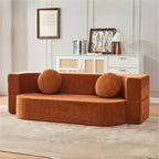 Compact Fabric Sofa Bed