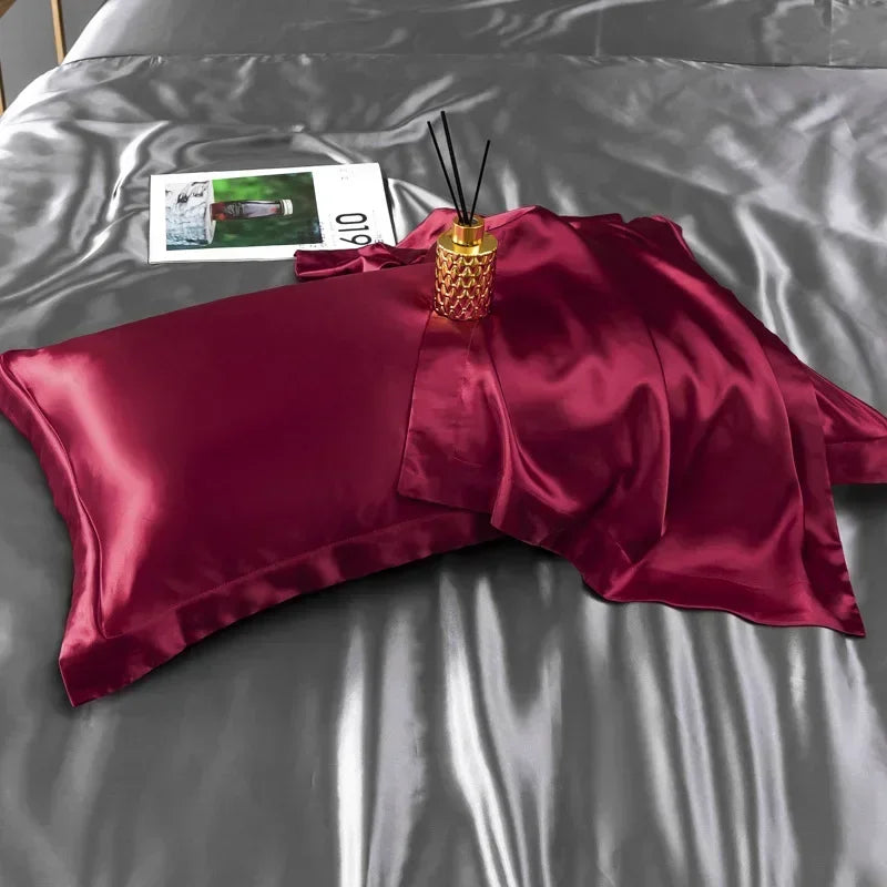 Premium Solid Satin Pillowcase