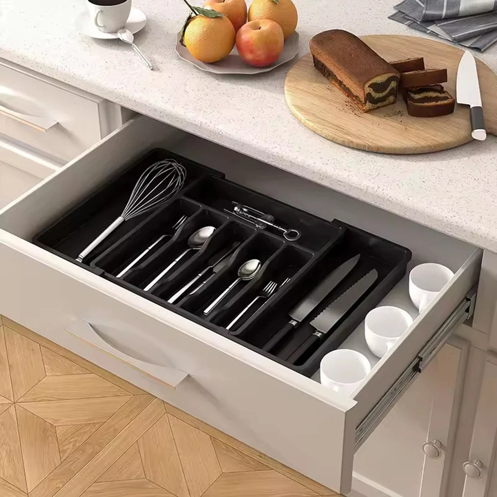 Premium Adjustable Flatware Organizer