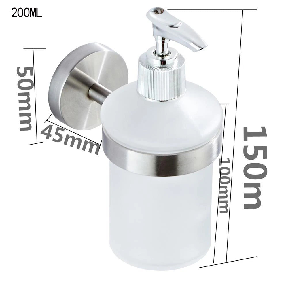 Glass Wall Mounted Soap Dispenser