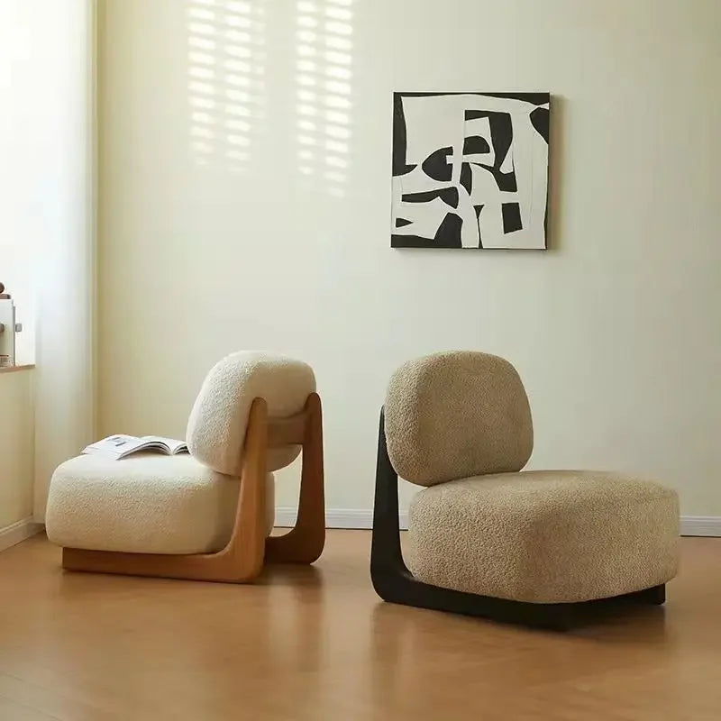 Luxury Velvet Nordic Armchair