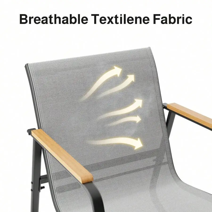 Textilene Rocking Bistro Set