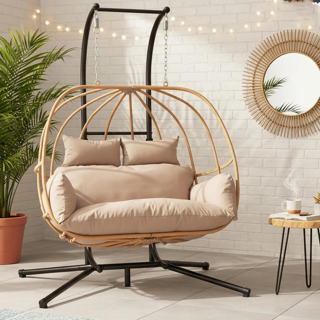 Oversized 2-Person Egg Swing Chair