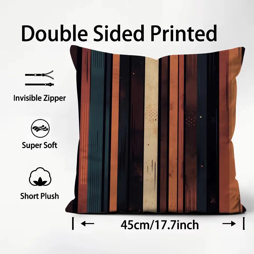 Premium Reversible Striped Cushion
