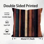 Premium Reversible Striped Cushion