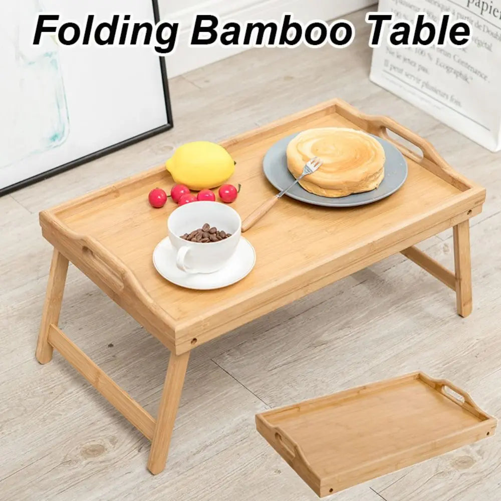 Bamboo Folding Breakfast Table