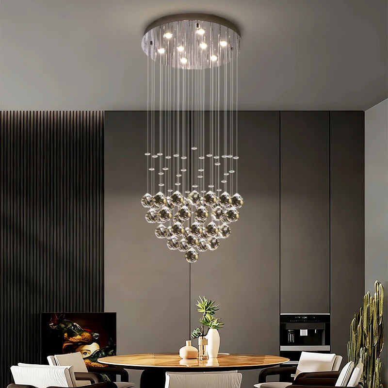 Modern Crystal Chandelier Pendant Lamp