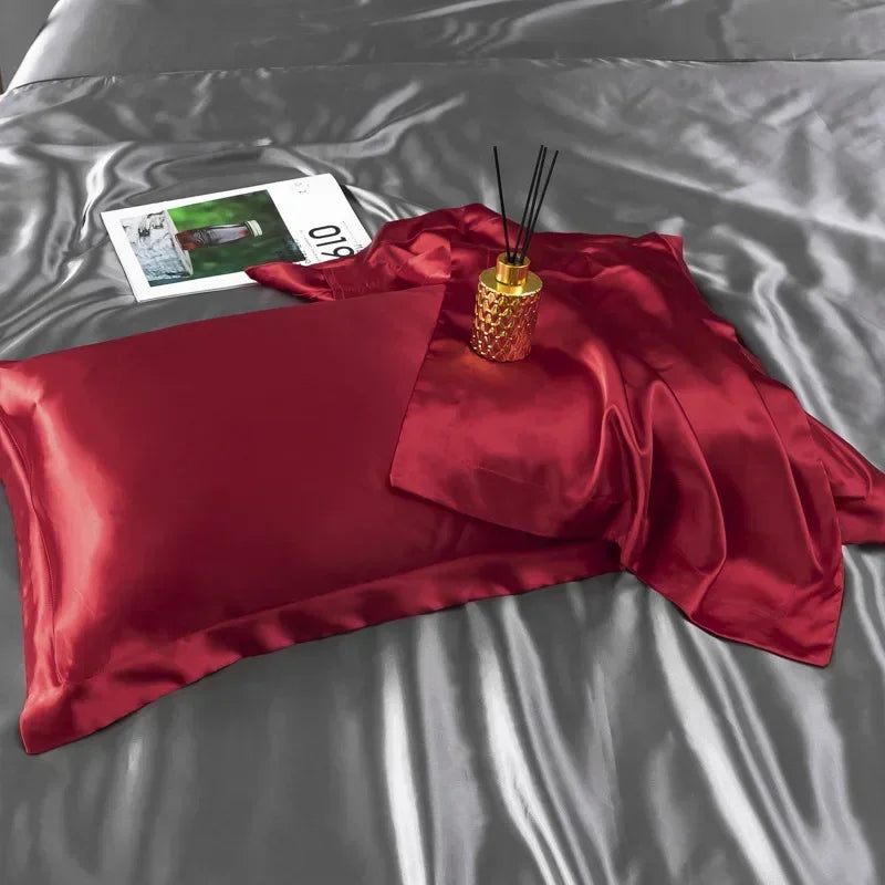 Premium Solid Satin Pillowcase