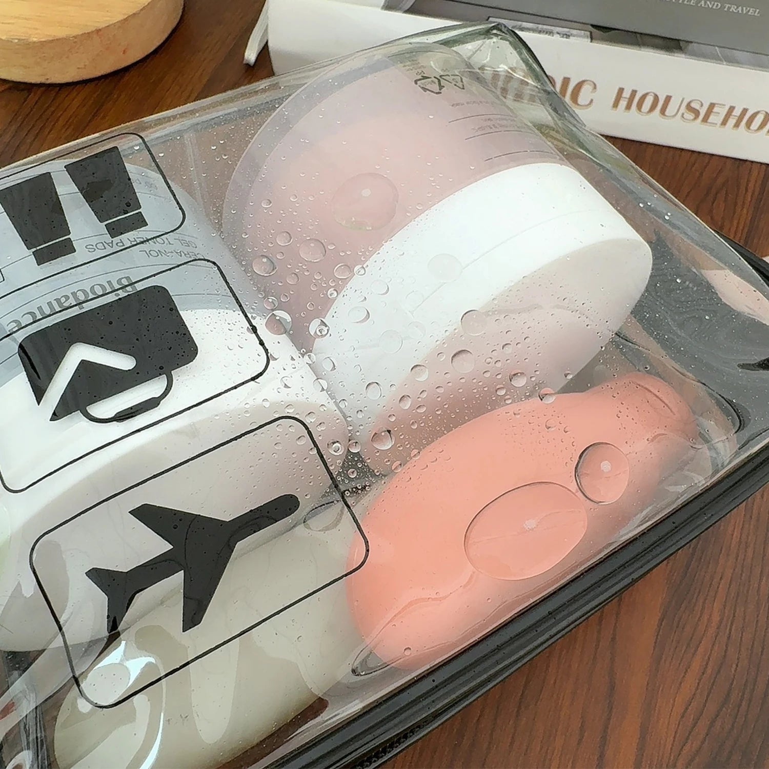 Clear Travel Cosmetic Organizer Bag