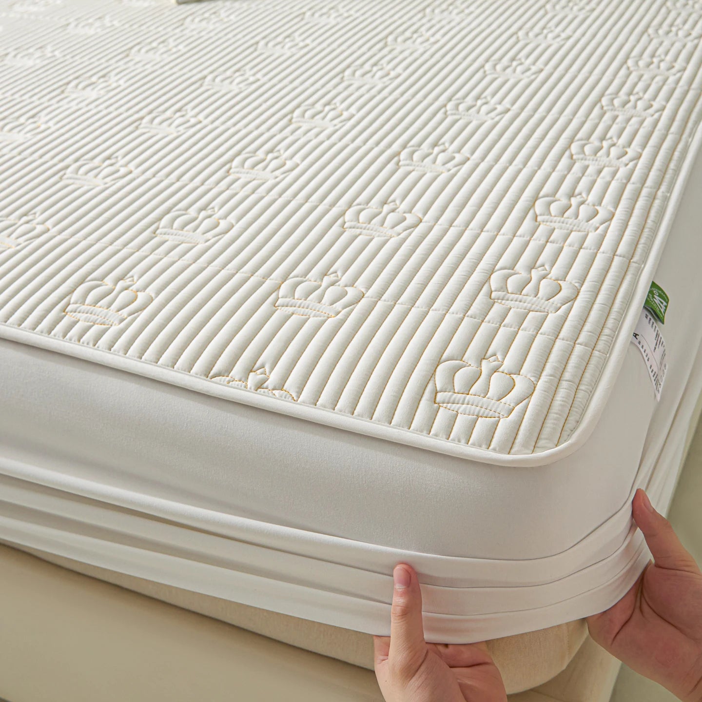 Antimicrobial Quilted Mattress Protector