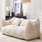 73" Chenille Bean Bag Loveseat