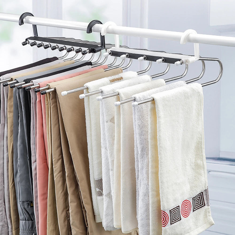 Space-Saving 5-Tier Pants Hanger