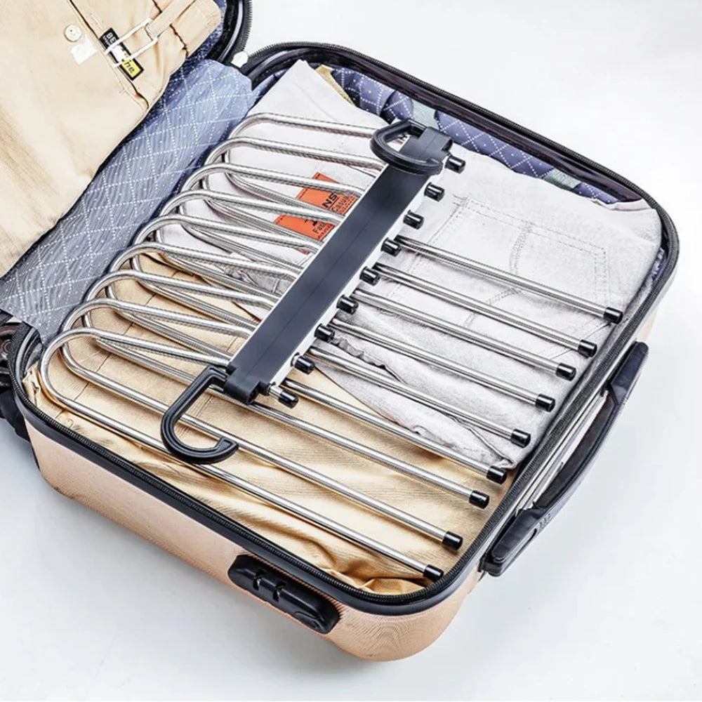 Space-Saving 5-Tier Pants Hanger