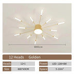 Fan-Shaped LED Ceiling Lamp