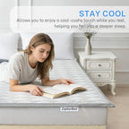 Breathable PE Cooling Mattress Topper