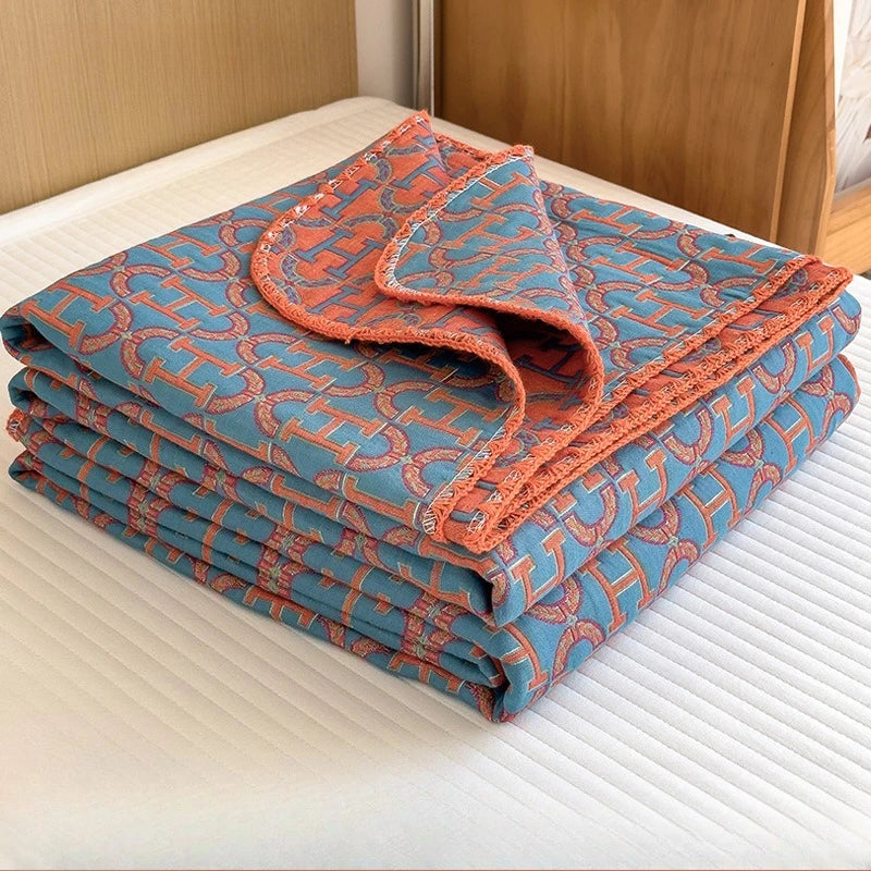 Cotton Gauze Summer Quilt Blanket